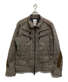 DIESEL（ディーゼル）の古着「チェックジャケット」｜グレー