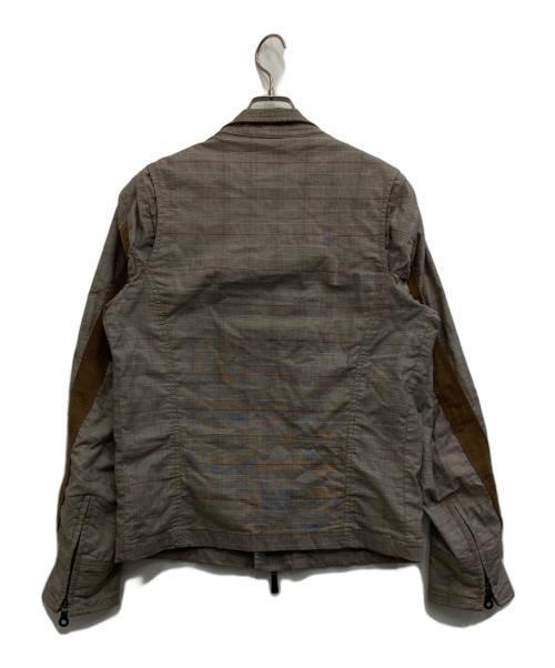 DIESEL（ディーゼル）DIESEL (ディーゼル) チェックジャケット グレー サイズ:Mの古着・服飾アイテム