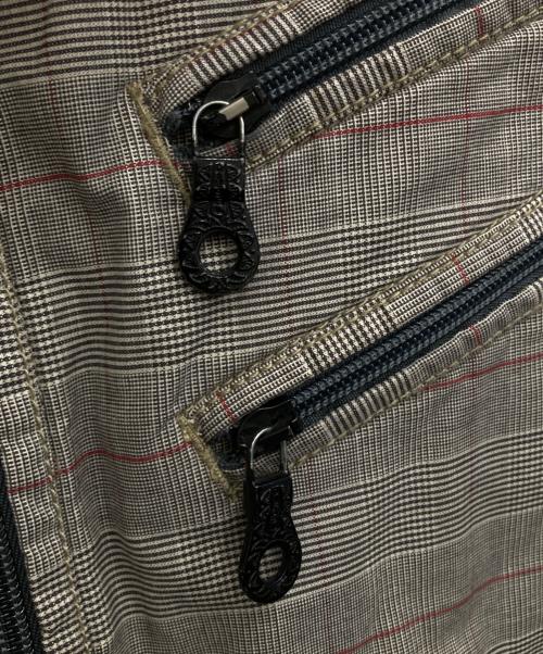 DIESEL（ディーゼル）DIESEL (ディーゼル) チェックジャケット グレー サイズ:Mの古着・服飾アイテム