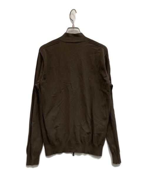 ARMANI COLLEZIONI（アルマーニ コレツィオーニ）ARMANI COLLEZIONI (アルマーニ コレツィオーニ) ジップアップニット オリーブ サイズ:48の古着・服飾アイテム