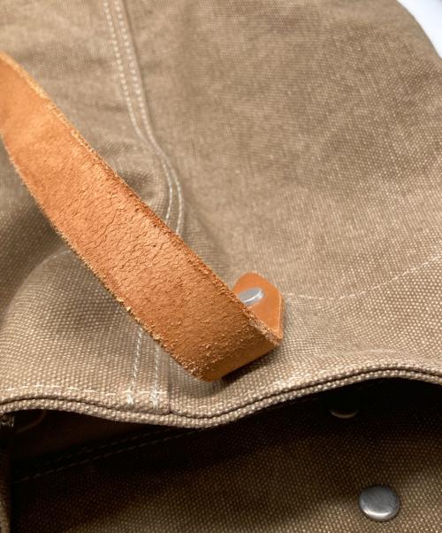 BAGGY PORT（バギーポート）BAGGY PORT (バギーポート) 8号帆布カラーコーティングトートバッグ ブラウンの古着・服飾アイテム