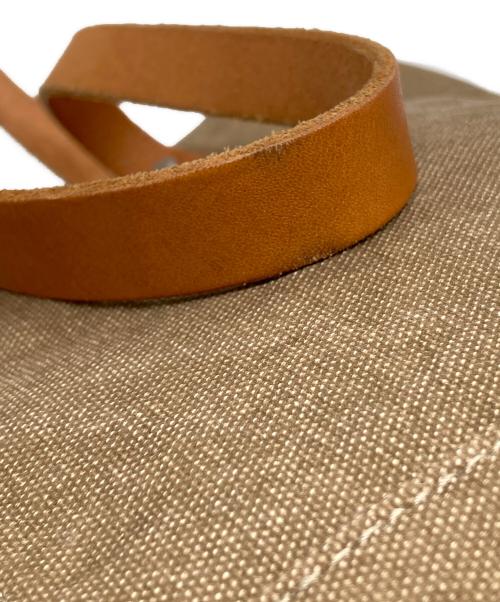 BAGGY PORT（バギーポート）BAGGY PORT (バギーポート) 8号帆布カラーコーティングトートバッグ ブラウンの古着・服飾アイテム