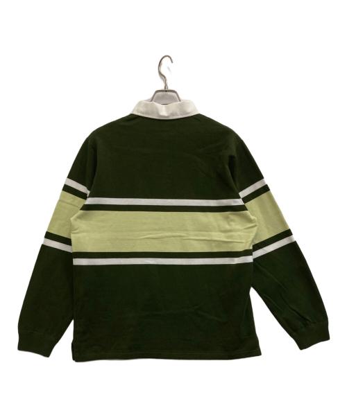 WASTED YOUTH（ウェイステッドユース）Wasted Youth (ウェイステッドユース) ラガーシャツ グリーン サイズ:Mの古着・服飾アイテム