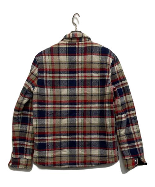 FIVE BROTHER（ファイブブラザー）FIVE BROTHER (ファイブブラザー) チェックシャツジャケット ネイビー サイズ:-の古着・服飾アイテム