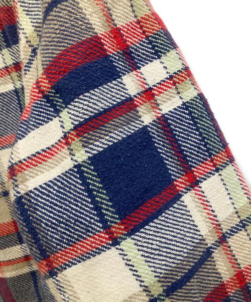 FIVE BROTHER（ファイブブラザー）FIVE BROTHER (ファイブブラザー) チェックシャツジャケット ネイビー サイズ:-の古着・服飾アイテム