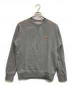 maison kitsuneメゾンキツネ）の古着「キツネロゴスウェット」｜グレー
