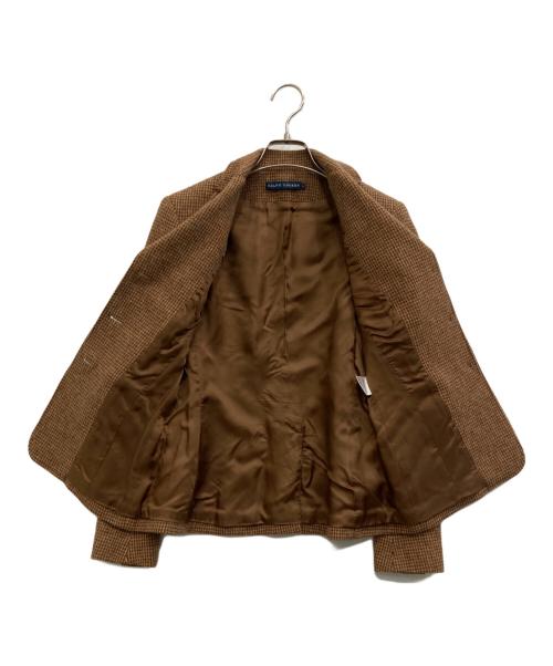 RALPH LAUREN（ラルフローレン）RALPH LAUREN (ラルフローレン) テーラードジャケット ブラウン サイズ:SIZE 9の古着・服飾アイテム