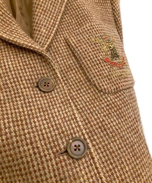 RALPH LAUREN（ラルフローレン）RALPH LAUREN (ラルフローレン) テーラードジャケット ブラウン サイズ:SIZE 9の古着・服飾アイテム