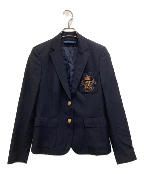 RALPH LAUREN（ラルフローレン）RALPH LAUREN (ラルフローレン) 金釦テーラードジャケット ネイビー サイズ:9の古着・服飾アイテム