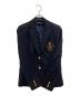 中古・古着 RALPH LAUREN (ラルフローレン) 金釦テーラードジャケット ネイビー サイズ:9：7000円