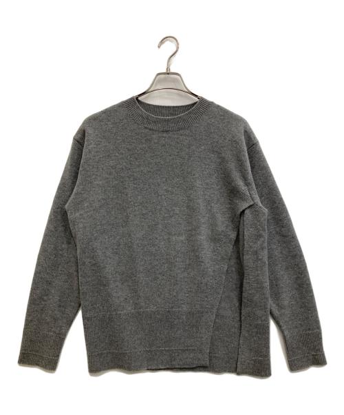 LOHEN（ローヘン）LOHEN (ローヘン) ウールカシミヤニット グレー サイズ:FREEの古着・服飾アイテム