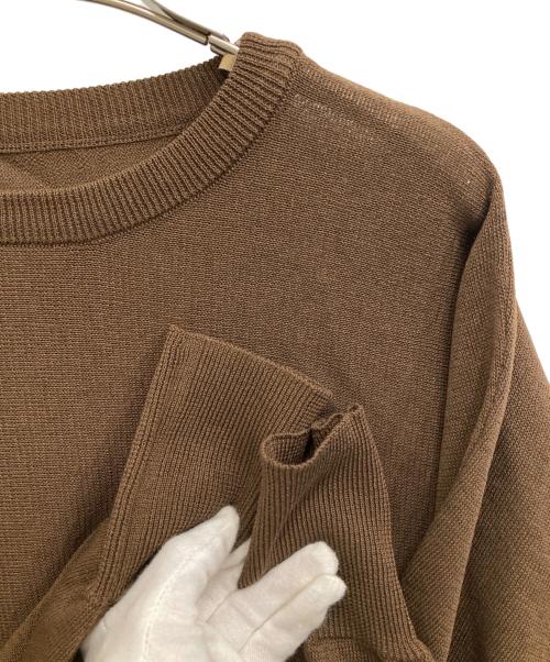 journal standard luxe（ジャーナルスタンダード ラックス）journal standard luxe (ジャーナルスタンダード ラックス) アクリルニット ブラウン サイズ:FREE 未使用品の古着・服飾アイテム