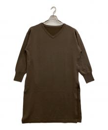 DRESS HERSELF（ドレスハーセルフ）の古着「ニットワンピース」｜ブラウン