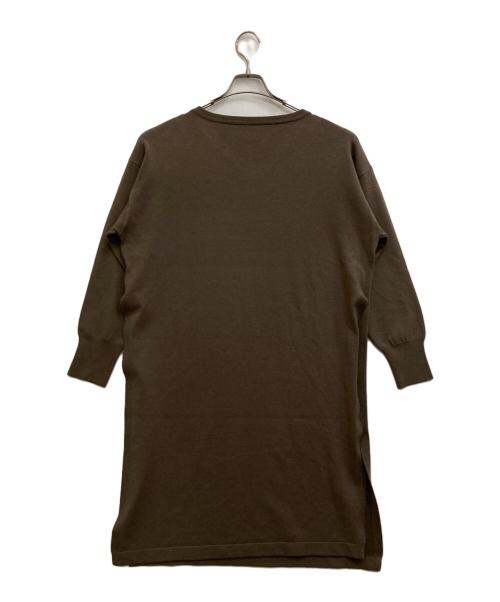 DRESS HERSELF（ドレスハーセルフ）DRESS HERSELF (ドレスハーセルフ) ニットワンピース ブラウン サイズ:Mの古着・服飾アイテム