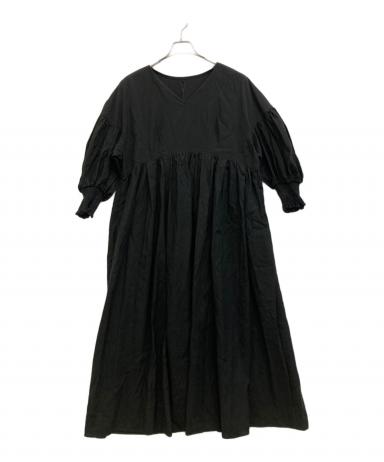 中古・古着通販】BEARDSLEY (ビアズリー) リネンギャザーワンピース