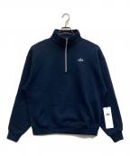 aloアロ）の古着「1/4 Zip Pullover」｜ネイビー