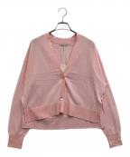 ne quittez pasヌキテパ）の古着「Ice Cotton Knit Cardigan」｜ピンク