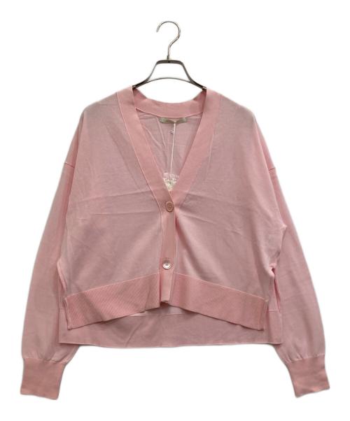 ne quittez pas（ヌキテパ）ne quittez pas (ヌキテパ) Ice Cotton Knit Cardigan ピンク サイズ:-の古着・服飾アイテム