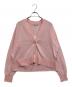 ne quittez pas（ヌキテパ）の古着「Ice Cotton Knit Cardigan」｜ピンク