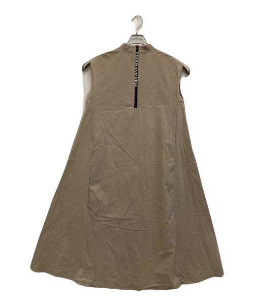 Thousand Mile（サウザンドマイル）Thousand Mile (サウザンドマイル) ノースリーブ・キャミソールワンピース ベージュ サイズ:Fの古着・服飾アイテム