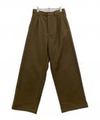 crewreクルー）の古着「ワイドパンツ」｜カーキ