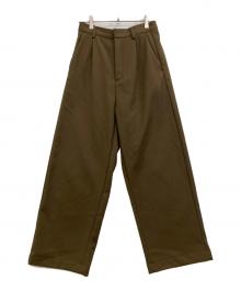 crewre（クルー）の古着「ワイドパンツ」｜カーキ