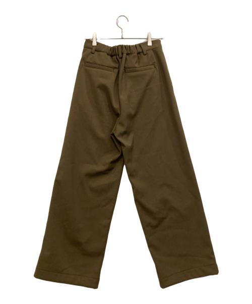 crewre（クルー）crewre (クルー) ワイドパンツ カーキ サイズ:2の古着・服飾アイテム