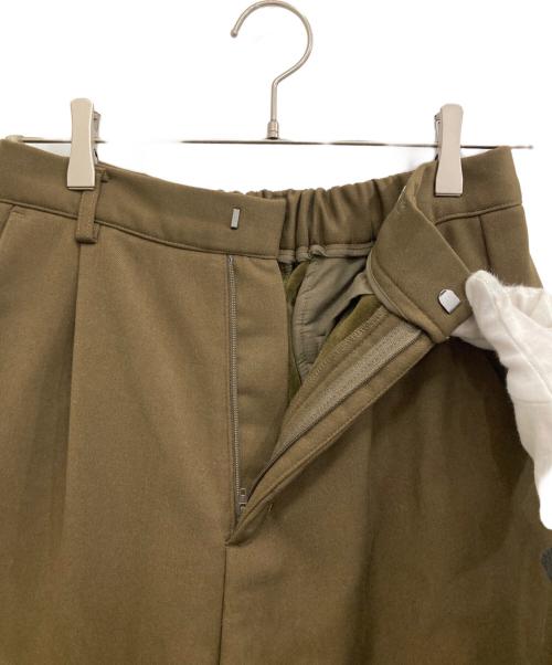 crewre（クルー）crewre (クルー) ワイドパンツ カーキ サイズ:2の古着・服飾アイテム
