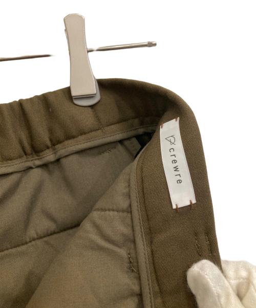 crewre（クルー）crewre (クルー) ワイドパンツ カーキ サイズ:2の古着・服飾アイテム