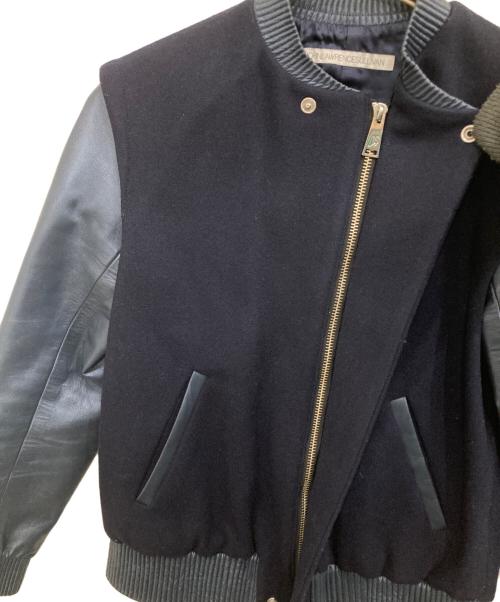 JOHN LAWRENCE SULLIVAN（ジョン ローレンス サリバン）JOHN LAWRENCE SULLIVAN (ジョン ローレンス サリバン) スタジャン ネイビー サイズ:34の古着・服飾アイテム