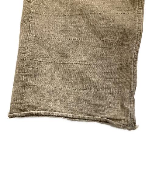 BEAMS（ビームス）BEAMS (ビームス) BUGGY SLAB DENIM PANTS ブラウン サイズ:Mの古着・服飾アイテム