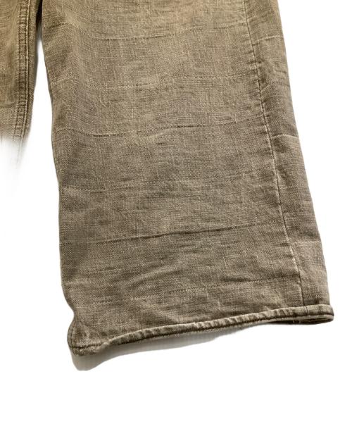 BEAMS（ビームス）BEAMS (ビームス) BUGGY SLAB DENIM PANTS ブラウン サイズ:Mの古着・服飾アイテム