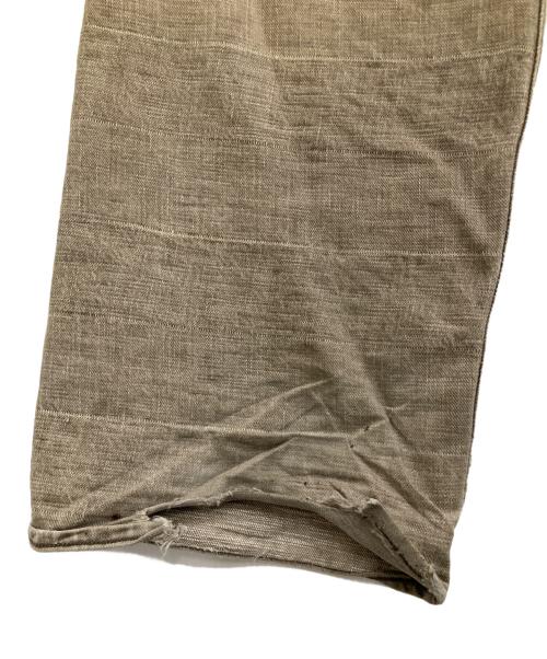 BEAMS（ビームス）BEAMS (ビームス) BUGGY SLAB DENIM PANTS ブラウン サイズ:Mの古着・服飾アイテム