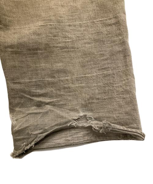 BEAMS（ビームス）BEAMS (ビームス) BUGGY SLAB DENIM PANTS ブラウン サイズ:Mの古着・服飾アイテム