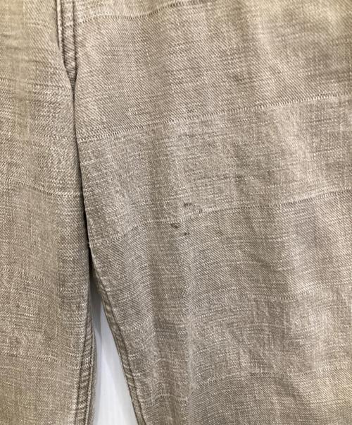 BEAMS（ビームス）BEAMS (ビームス) BUGGY SLAB DENIM PANTS ブラウン サイズ:Mの古着・服飾アイテム