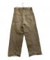 BEAMS (ビームス) BUGGY SLAB DENIM PANTS ブラウン サイズ:M：18000円