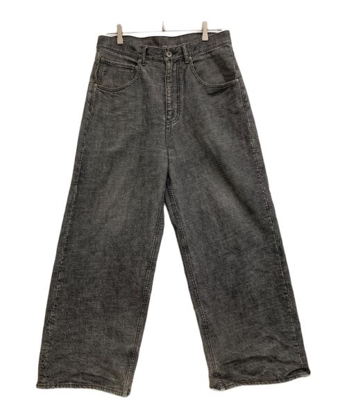 BEAMS（ビームス）BEAMS (ビームス) BUGGY SLAB DENIM PANTS ブラック サイズ:Mの古着・服飾アイテム