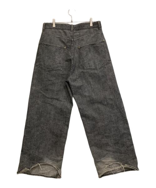 BEAMS（ビームス）BEAMS (ビームス) BUGGY SLAB DENIM PANTS ブラック サイズ:Mの古着・服飾アイテム