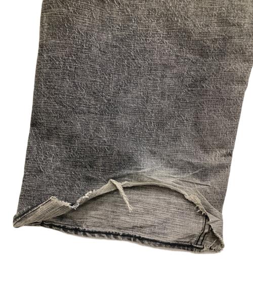 BEAMS（ビームス）BEAMS (ビームス) BUGGY SLAB DENIM PANTS ブラック サイズ:Mの古着・服飾アイテム