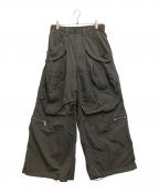 MAISON SPECIALメゾンスペシャル）の古着「Parachute Wide Pants」｜グレー
