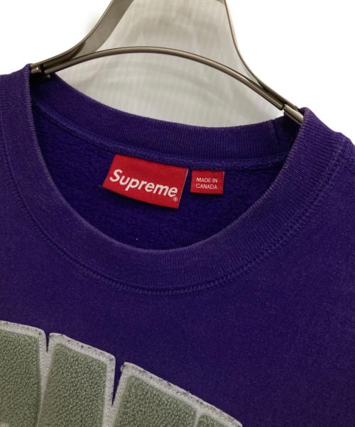SUPREME（シュプリーム）Supreme (シュプリーム) Cities Arc Crewneck Sweatshirt パープル サイズ:Sの古着・服飾アイテム