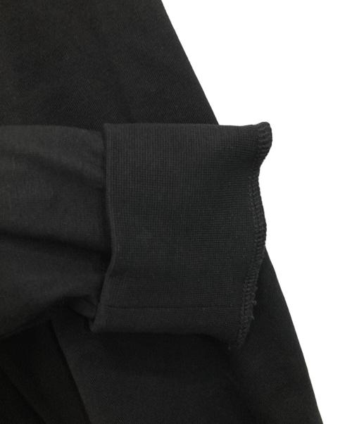 MSGM（エムエスジーエム）MSGM (エムエスジーエム) フリルカットソーワンピース ブラック サイズ:Sの古着・服飾アイテム