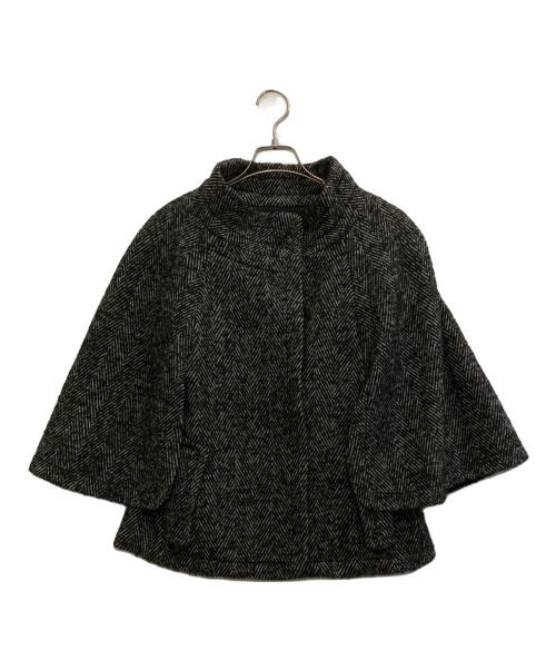 VIVIENNE TAM（ヴィヴィアンタム）VIVIENNE TAM (ヴィヴィアンタム) ポンチョジャケット ブラック サイズ:1の古着・服飾アイテム