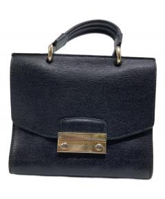 中古・古着通販】FURLA (フルラ) メトロポリス2WAYバッグ ブラック