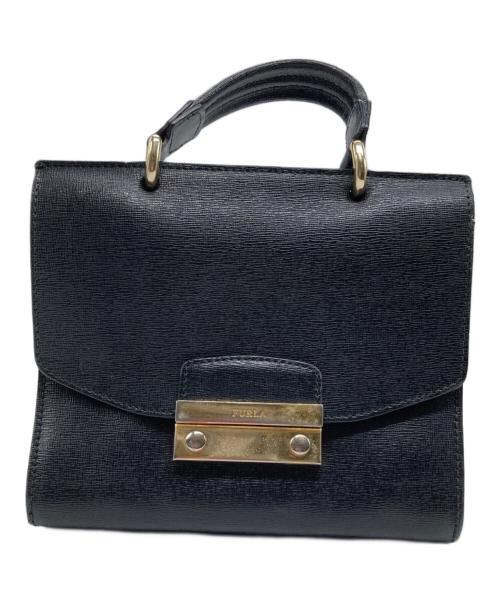 FURLA（フルラ）FURLA (フルラ) メトロポリスジュリアミニショルダーバッグ ブラックの古着・服飾アイテム