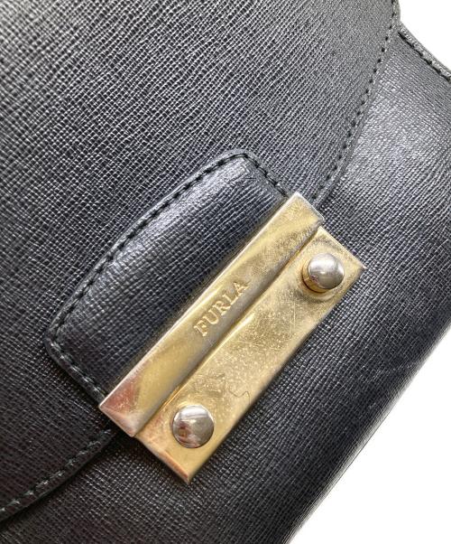 FURLA（フルラ）FURLA (フルラ) メトロポリスジュリアミニショルダーバッグ ブラックの古着・服飾アイテム