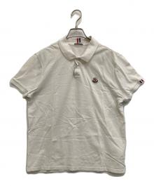 MONCLER（モンクレール）の古着「MAGLIA POLO MANICA CORTA」｜ホワイト