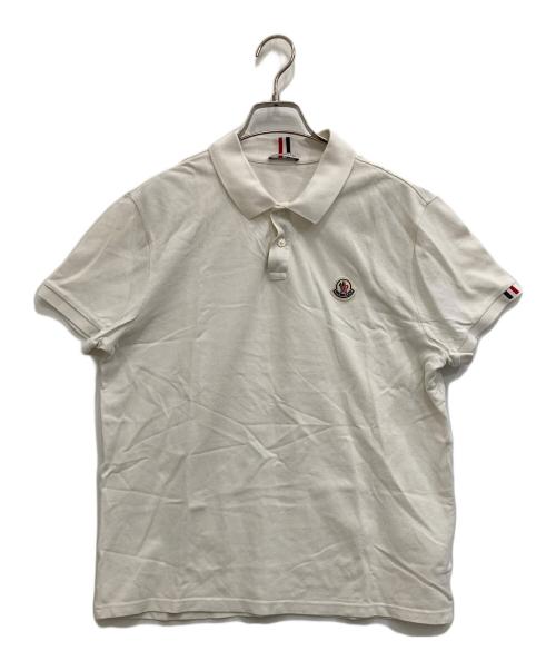 MONCLER（モンクレール）MONCLER (モンクレール) MAGLIA POLO MANICA CORTA ホワイト サイズ:-の古着・服飾アイテム