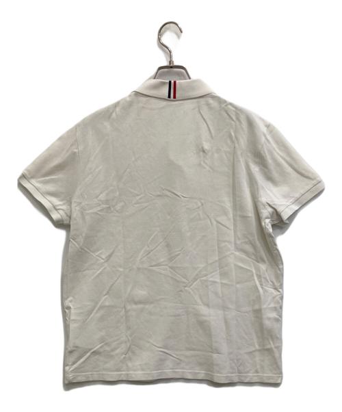 MONCLER（モンクレール）MONCLER (モンクレール) MAGLIA POLO MANICA CORTA ホワイト サイズ:-の古着・服飾アイテム