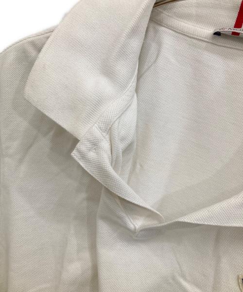 MONCLER（モンクレール）MONCLER (モンクレール) MAGLIA POLO MANICA CORTA ホワイト サイズ:-の古着・服飾アイテム